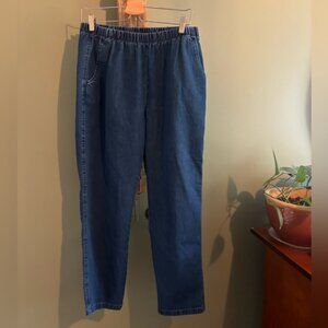 67.) Alia Petites / Pull On / Straight Leg / Denim